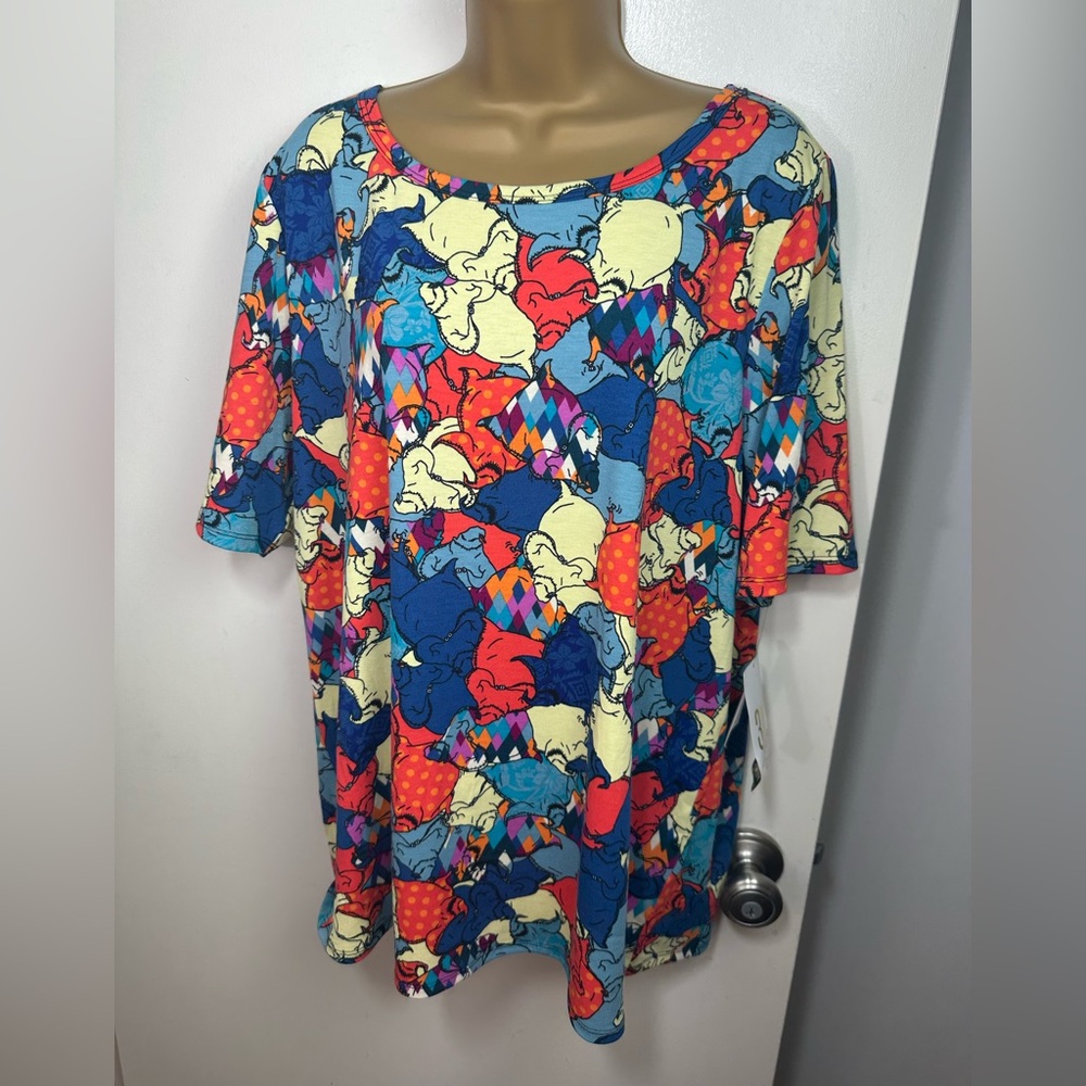 LuLaRoe x Disney Nightmare Before Christmas Oogie Boogie Gigi Top NWT Size 1X?